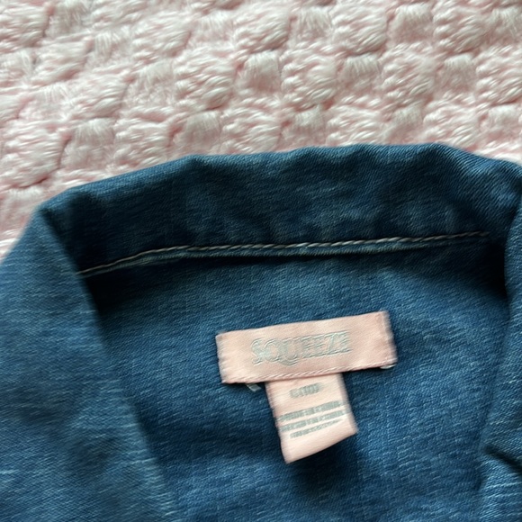 Girls Jean jacket with back sparkles - Picture 4 of 4